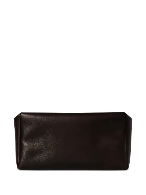 The Row leather clutch bag - Brown - zdjęcie produktu nr 1