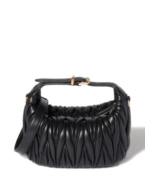 Miu Miu mini Wander matelassé tote bag - Black - zdjęcie produktu nr 2