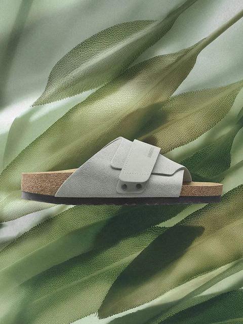 Birkenstock klapki zamszowe Kyoto