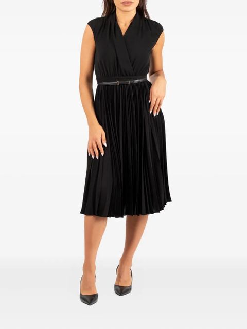 Max Mara pleated belted dress - Black - zdjęcie produktu nr 1