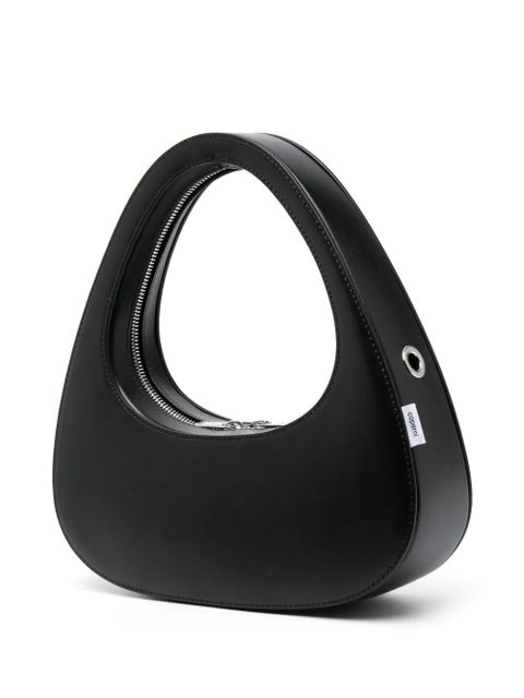 Coperni Swipe triangular leather tote bag - Black - zdjęcie produktu nr 2