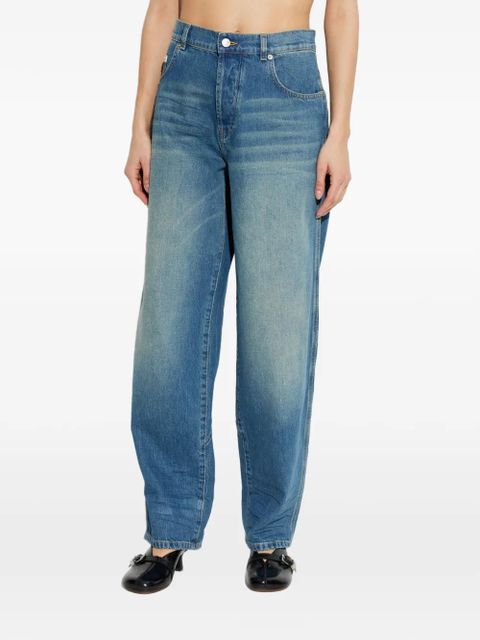 Moschino panelled trousers - Blue