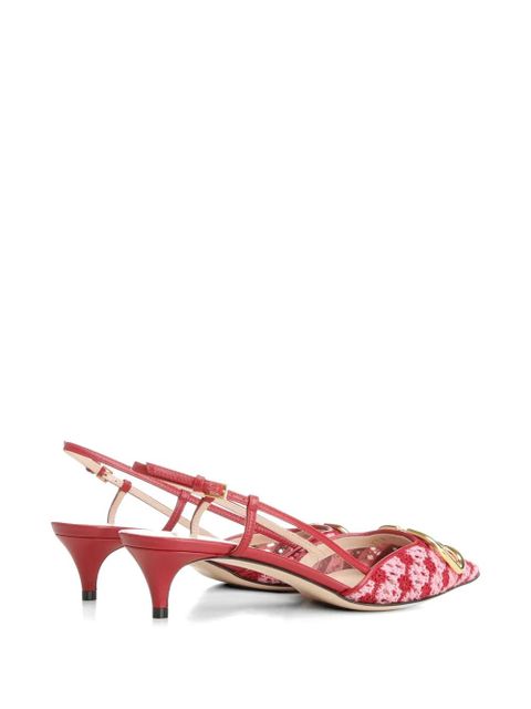Valentino Garavani VLogo slingback sandals - Red