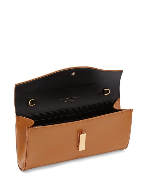 Giuseppe Zanotti Flutie clutch bag - Brown