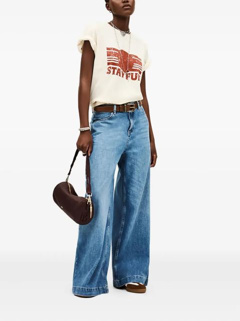 Ba&Sh Reese graphic-print T-shirt - Neutrals - zdjęcie produktu nr 2