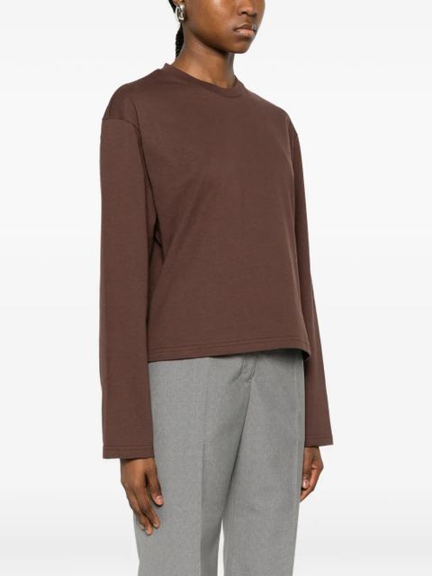 Jil Sander long-sleeve T-shirt - Brown