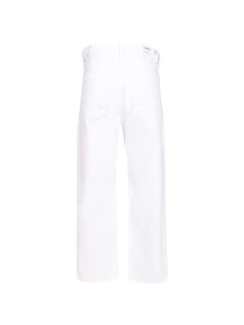 AGOLDE mid-rise straight-leg denim jeans - White - zdjęcie produktu nr 2