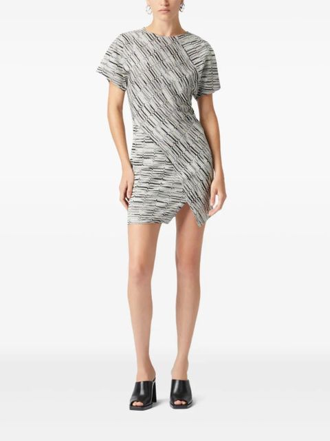 Missoni wrap mini dress - White