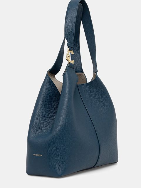 Coccinelle torebka skórzana kolor niebieski E1 SHA 11 01 01