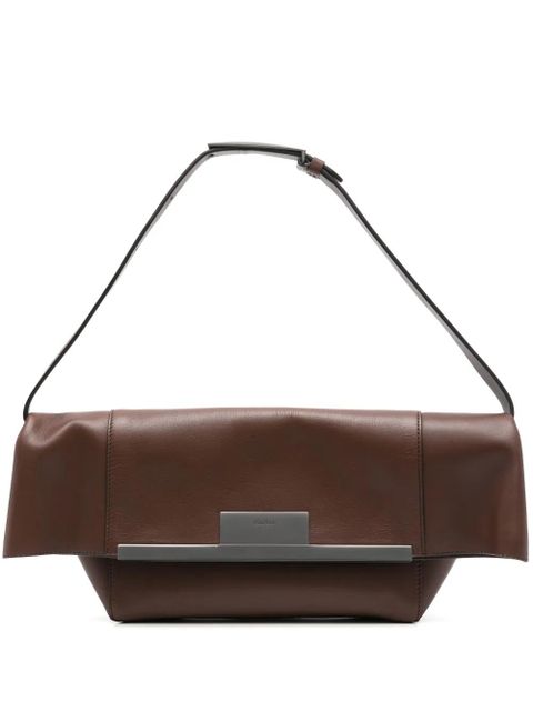 Max Mara small Clasp clutch bag - Brown - zdjęcie produktu nr 1