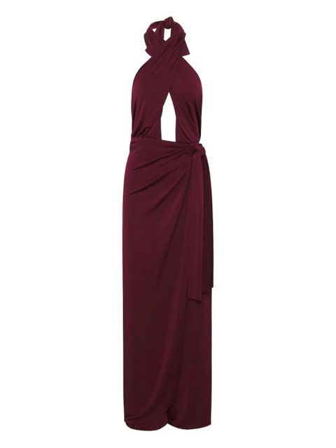 Johanna Ortiz halterneck jumpsuit - Red - zdjęcie produktu nr 2