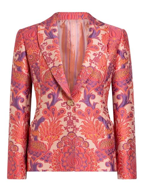 ETRO floral-jacquard blazer - Pink - zdjęcie produktu nr 1