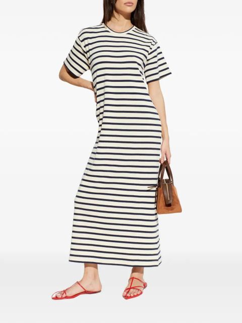 Jil Sander striped maxi dress - Neutrals