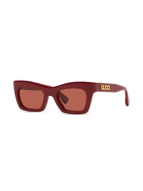 Gucci Eyewear Script sunglasses - Red - zdjęcie produktu nr 2