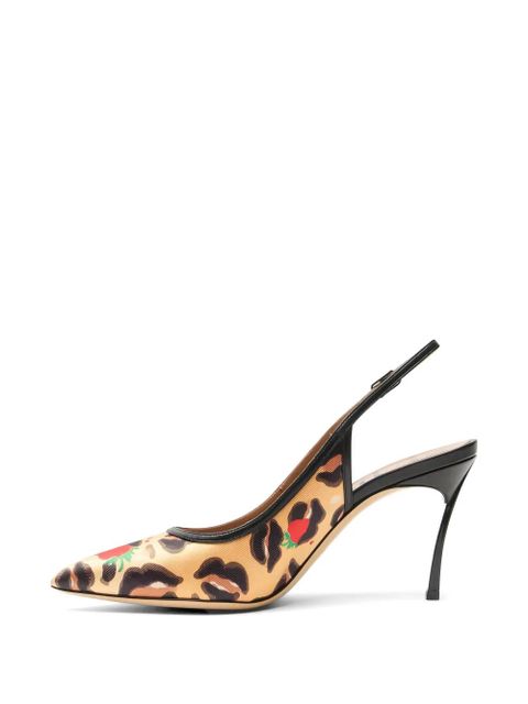 Casadei x Enriquez Blade pumps - Neutrals