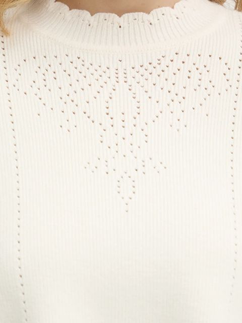 Twinset sweter z domieszką wełny damski kolor beżowy 252TT3210