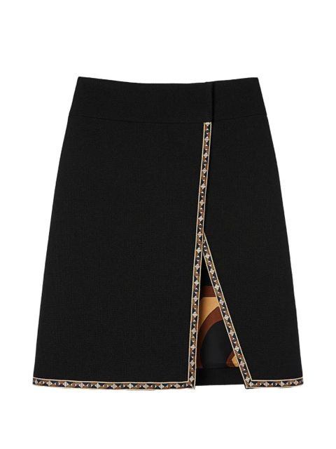 PUCCI Labirinto-print wool skirt - Black - zdjęcie produktu nr 1