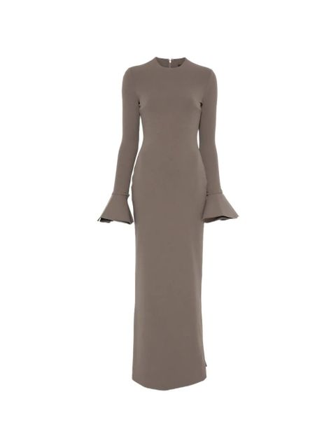 Solace London Alicia flare-sleeve maxi dress - Grey - zdjęcie produktu nr 1