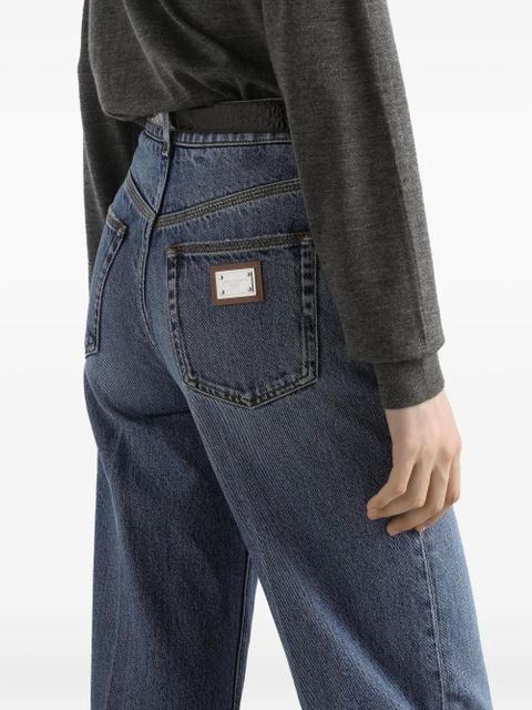 Dolce & Gabbana logo-plaque jeans - Blue - zdjęcie produktu nr 2