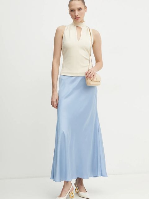 Guess bluzka FANNIE damska kolor beżowy gładka W5RP05 KCBO2