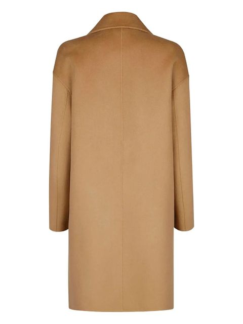Lanvin single-breasted wool coat - Brown - zdjęcie produktu nr 2