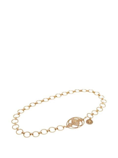 Chloé logo-engraved belt - Gold - zdjęcie produktu nr 1