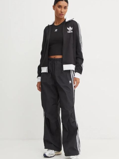 adidas Originals spodnie Adicolor damskie kolor czarny wzorzyste IY7251 - zdjęcie produktu nr 2