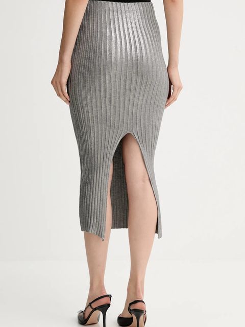 Simona Corsellini spódnica kolor srebrny midi ołówkowa A25CPGOP0101 - zdjęcie produktu nr 2