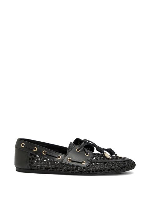 Ancient Greek Sandals Pliaria eyelet boat shoes - Black - zdjęcie produktu nr 2