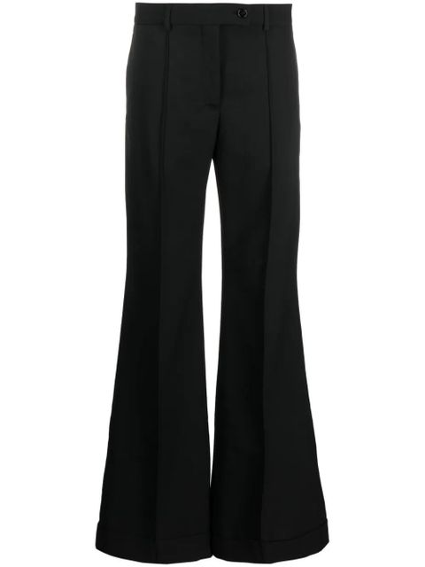 Acne Studios mid-rise flared trousers - Black - zdjęcie produktu nr 1