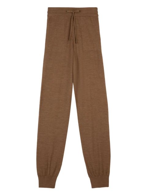 Tod's drawstring knitted track pants - Brown - zdjęcie produktu nr 1