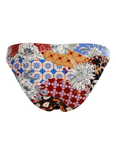 Agua By Agua Bendita Ilu Quilt bikini bottoms - Neutrals