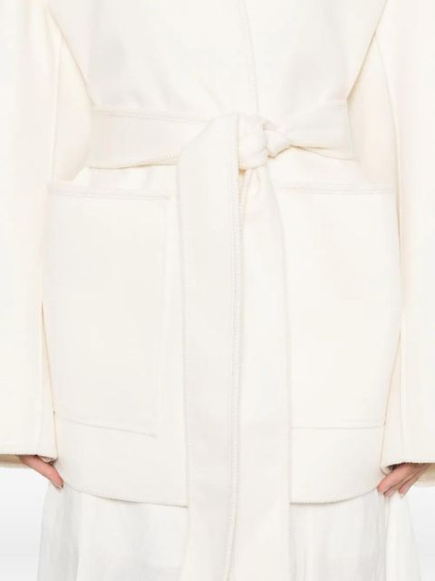 Róhe belted wool jacket - White - zdjęcie produktu nr 2