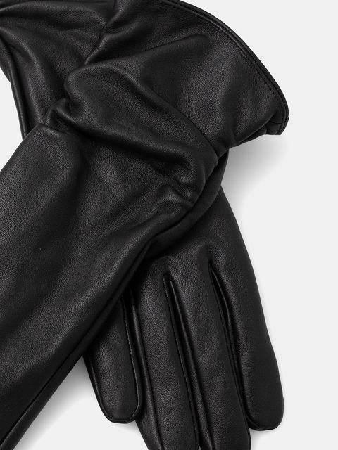 Medicine rękawiczki damskie kolor czarny - zdjęcie produktu nr 2