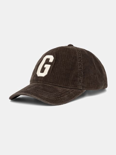 Gant czapka z daszkiem sztruksowa kolor zielony 9900280 - zdjęcie produktu nr 1