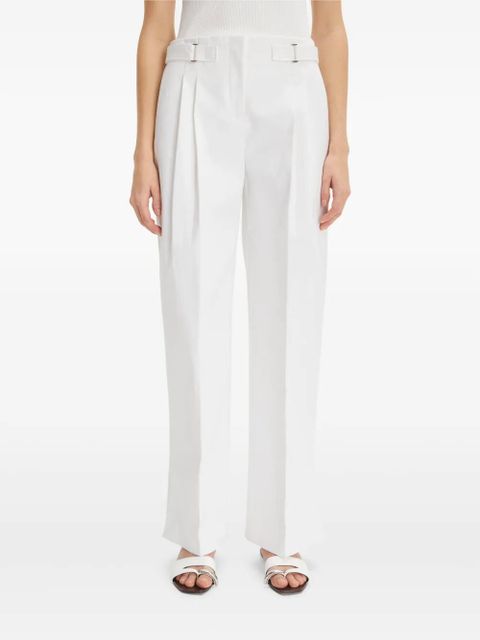 Tory Burch cotton twill trousers - White