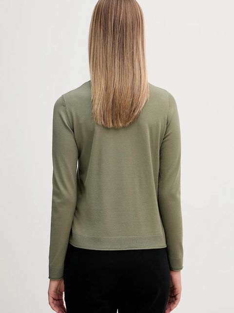 Sisley kardigan damski kolor zielony lekki 17Q3M5203 - zdjęcie produktu nr 2