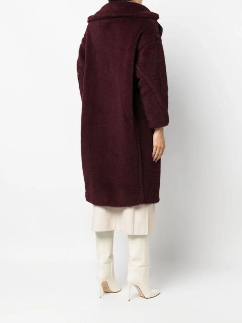 Max Mara Tedgirl double-breasted alpaca-wool coat - Purple