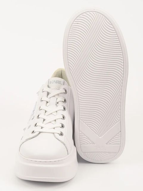 Karl Lagerfeld sneakersy skórzane ANAKAPRI damskie kolor biały KL63528