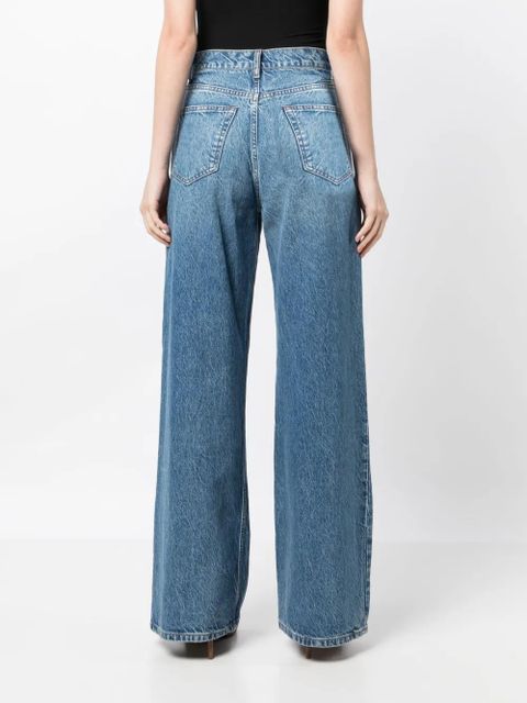 Reformation Cary high-rise wide-leg jeans - Blue