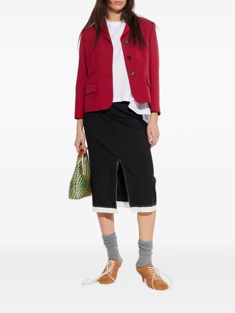 Marni buttoned pocket blazer - Red - zdjęcie produktu nr 2