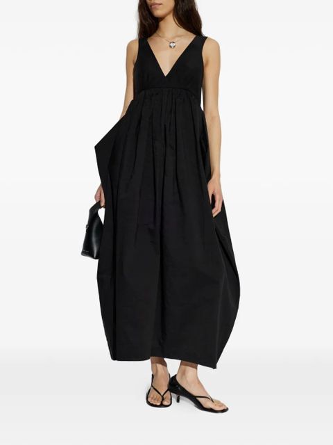 Róhe V-neck maxi dress - Black - zdjęcie produktu nr 2