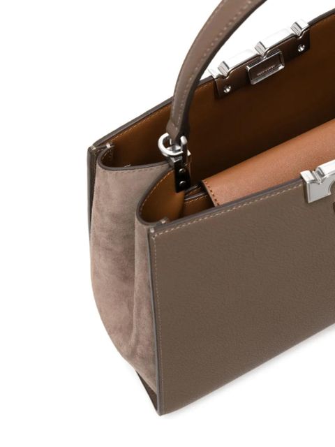 Tory Burch Eleanor leather satchel bag - Brown