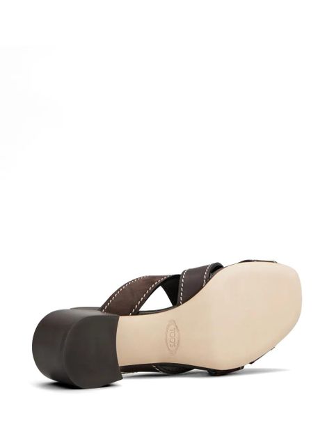 Tod's cross-strap sandals - Brown