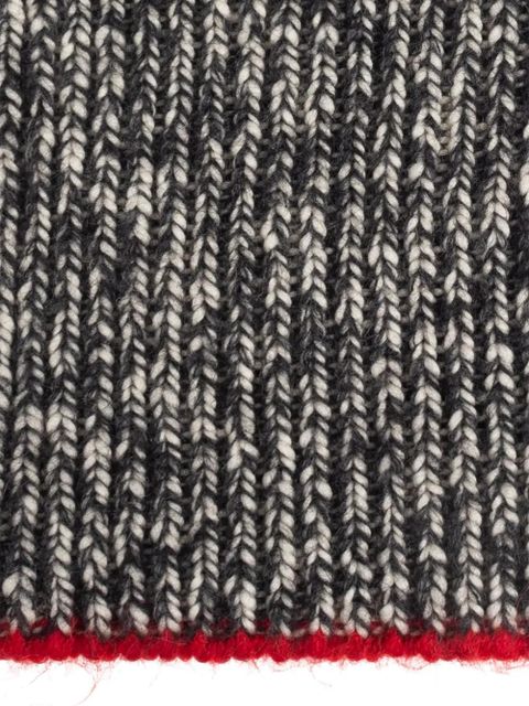 ISABEL MARANT contrast-trim scarf - Grey