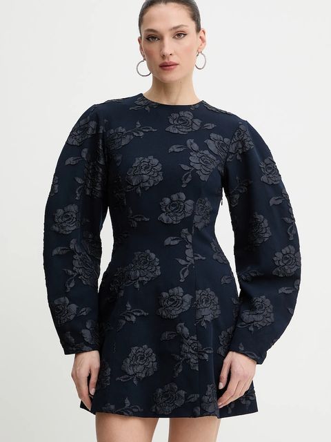 Rotate sukienka kolor granatowy mini rozkloszowana 1154962318 - zdjęcie produktu nr 1