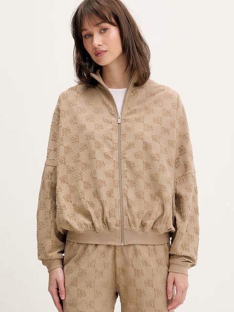 HUGO bluza lounge TERRYMONOGRAM_JACKET - zdjęcie produktu nr 1