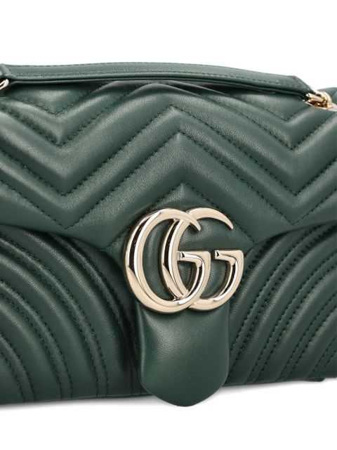 Gucci medium GG Marmont shoulder bag - Green