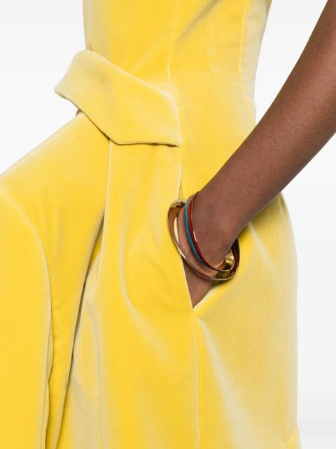 JW Anderson V-neck maxi dress - Yellow
