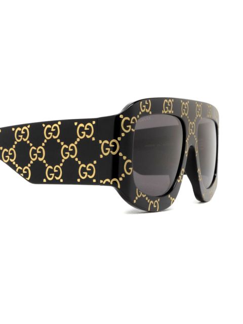 Gucci Eyewear GG Street pilot-frame sunglasses - Black